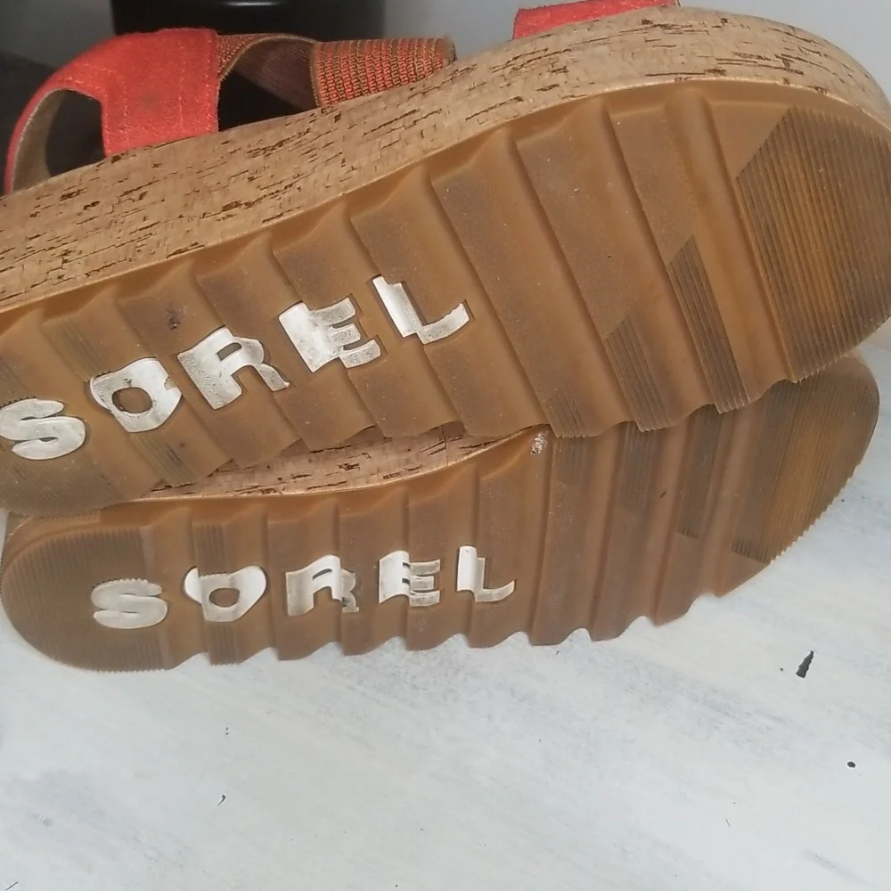 Sorel Cameron Wedge Sandals SZ 5.5 - Picture 5 of 7